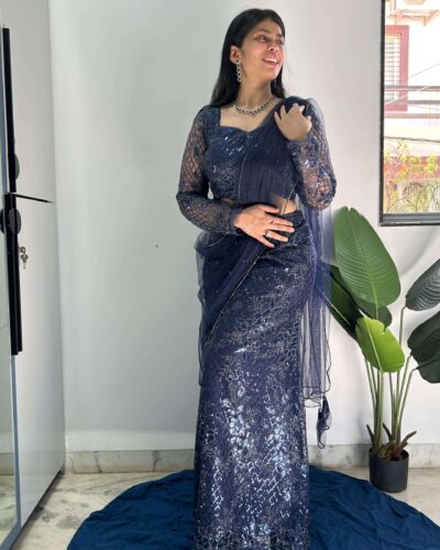 Royal Blue Queen Lehenga – Priyanka Chopra Style